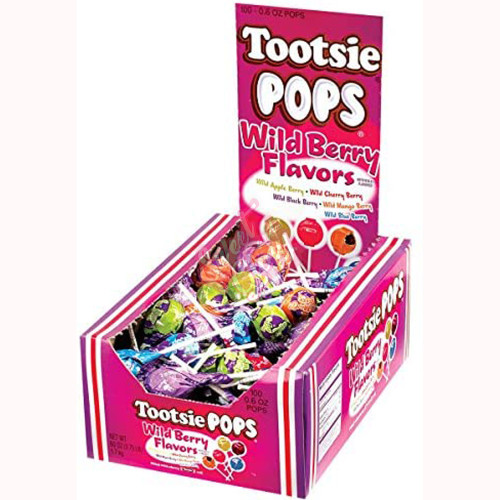 Tootsie Pops Box Wildberry 17g - 100ct