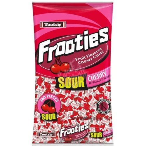 Tootsie Frooties Bag 360pc Sour Cherry 1100g - 1ct