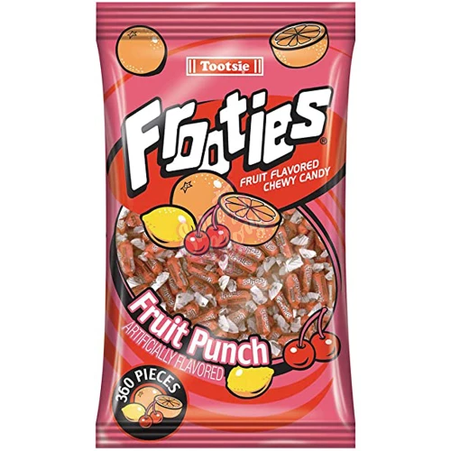 Tootsie Frooties Bag 360pc Fruit Punch 1100g - 1ct