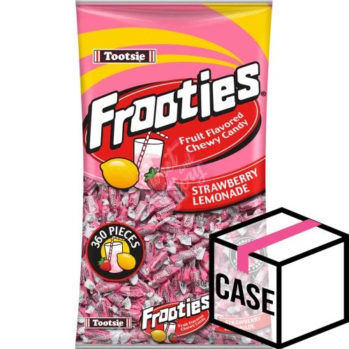 Tootsie Frooties Bag 360pc Strawberry Lemonade 1100g - Case