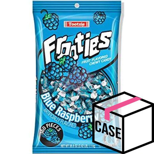 Tootsie Frooties Bag 360pc Blue Raspberry 1100g - Case