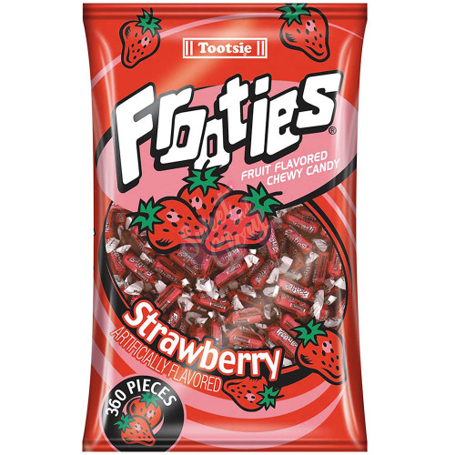 Tootsie Frooties Bag 360pc Strawberry 1100g - Inner ! Clearance !