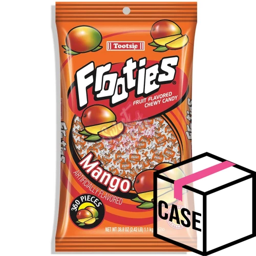 Tootsie Frooties Bag 360pc Mango 1100g - Case