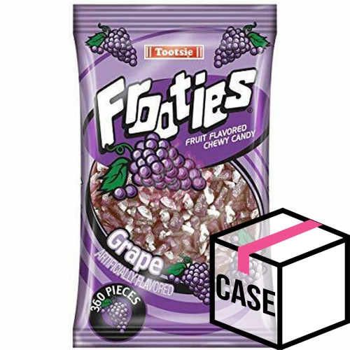 Tootsie Frooties Bag 360pc Grape 1100g - Case