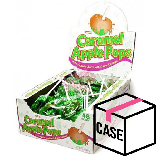 Tootsie Caramel Apple Pops Box 17g - Case