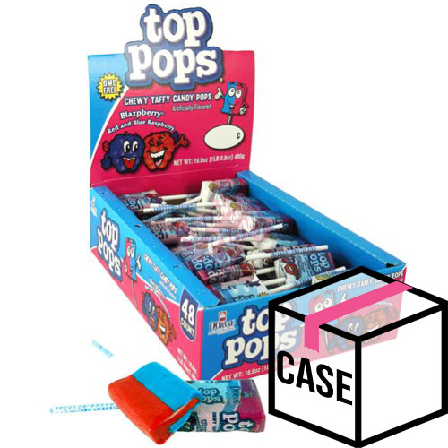 Top Pops Blazpberry 7g - Case