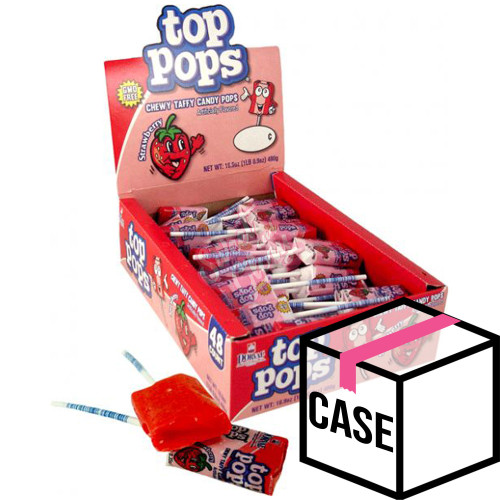 Top Pops Strawberry 10g - Case