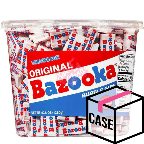 Bazooka Original Gum Tub 225ct 1238g - Case