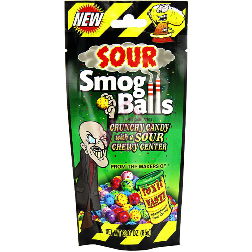 Toxic Waste Sour Smog Balls 85g - 12ct