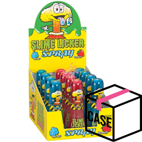 Toxic Waste Slime Licker Spray Blue Razz & Strawberry 28ml - Case