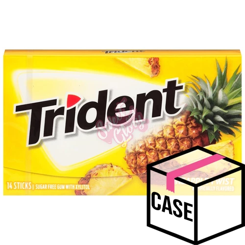Trident Pineapple Twist 31g - Case