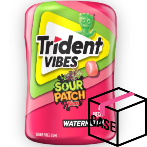 Trident Vibes Sour Patch Kids Watermelon 40pcs (CAN) - Case
