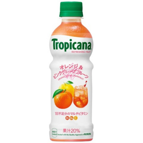 Tropicana Orange & Pink Grapefruit (Japan) 330ml - 24ct