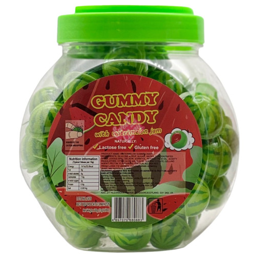 Gummy Candy Jar Watermelon 10g - 50ct