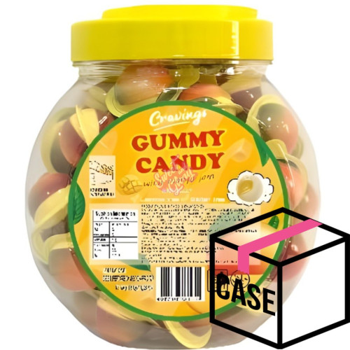 Gummy Candy Jar Mango 10g - Case