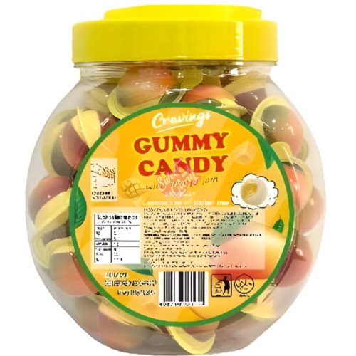 Gummy Candy Jar Mango 10g - 50ct