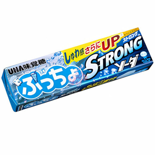UHA Puccho Chewy Candy Strong Soda (Japan) 50g - 10ct