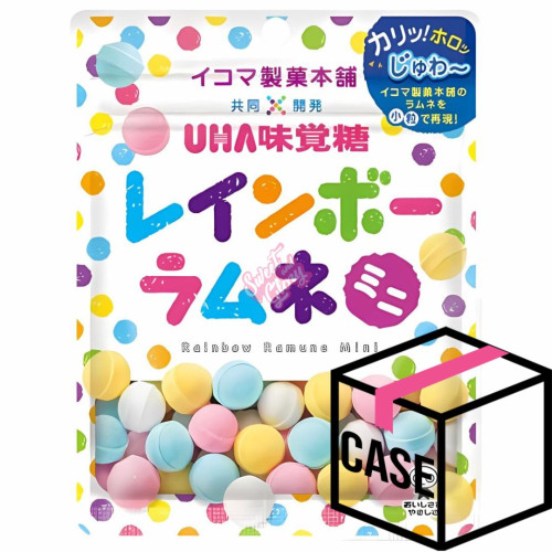 UHA Rainbow Ramune Candy Mini (Japan) 30g - Case