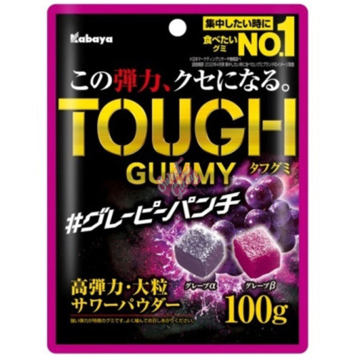 UHA Tough Gummy Grape (Japan) 100g - 6ct