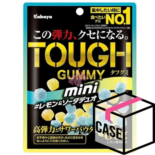 UHA Tough Gummy Mini Lemon & Soda (Japan) 80g - Case