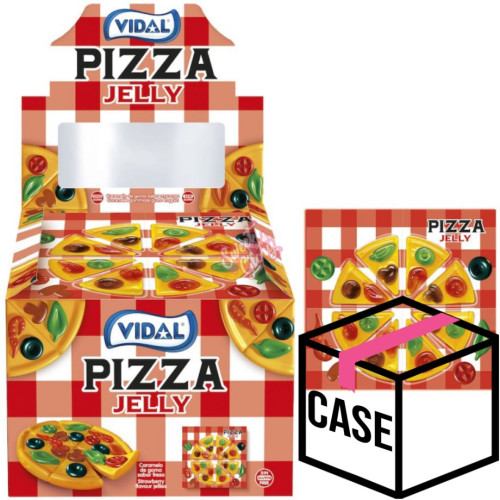 Vidal Pizza Jelly 11g - Case