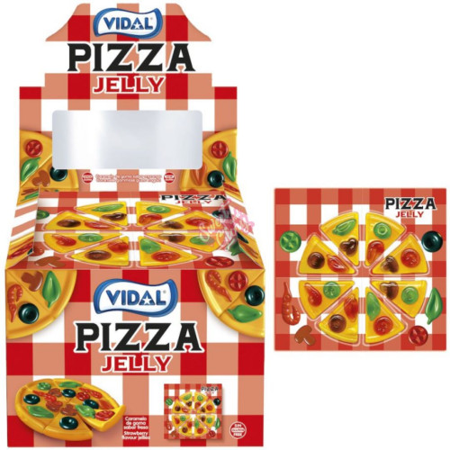 Vidal Pizza Jelly 11g - 66ct
