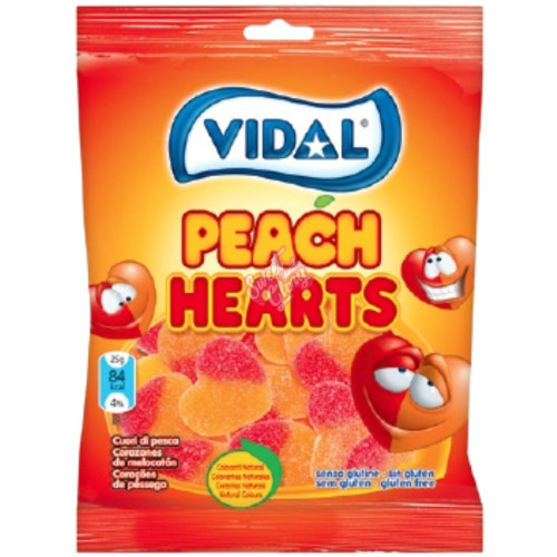 Vidal Peach Hearts 90g - 14ct