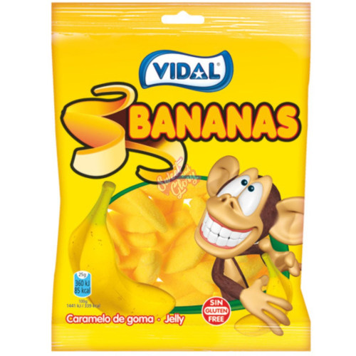 Vidal Bananas 90g - 14ct