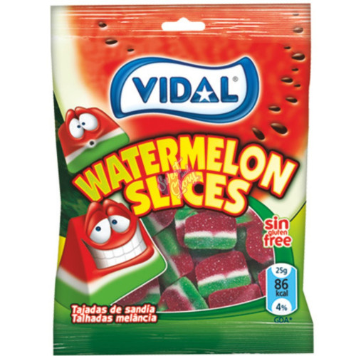 Vidal Watermelon Slices 90g - 14ct