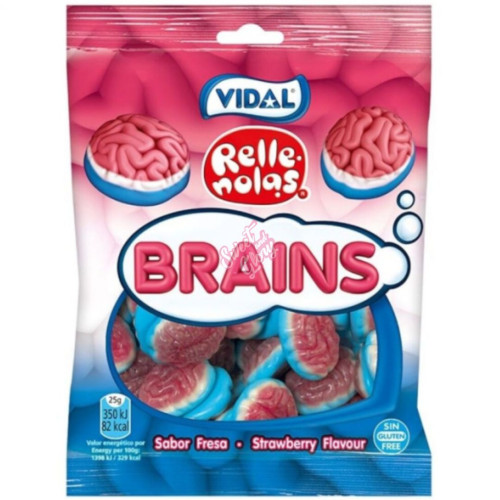 Vidal Jelly Filled Brains 90g - 14ct