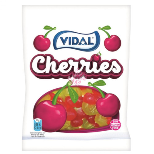 Vidal Jelly Cherries 90g - 14ct