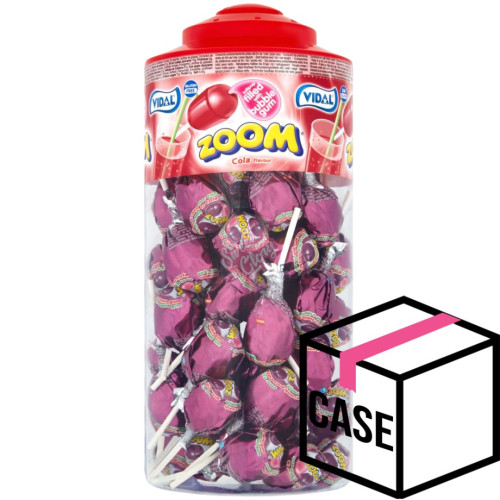 Vidal Zoom Cola Lollies 50pcs - Case