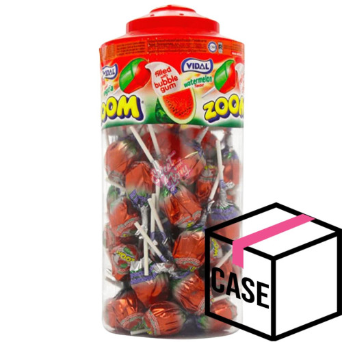Vidal Zoom Watermelon Lollies 50pcs - Case