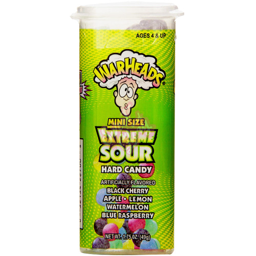 Warheads Extreme Sour Hard Candy Mini's 49g - 18ct