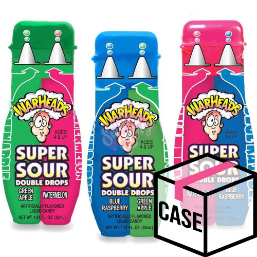 Warheads Double Drops Liquid 30ml - Case ! Clearance !