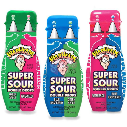 Warheads Double Drops Liquid 30ml - Inner ! Clearance !