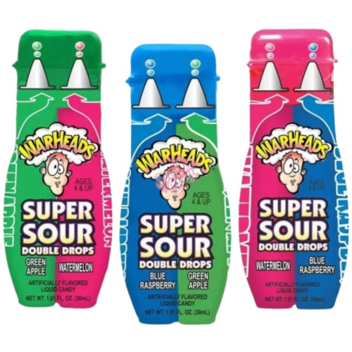 Warheads Double Drops Liquid 30ml - Inner ! Clearance !