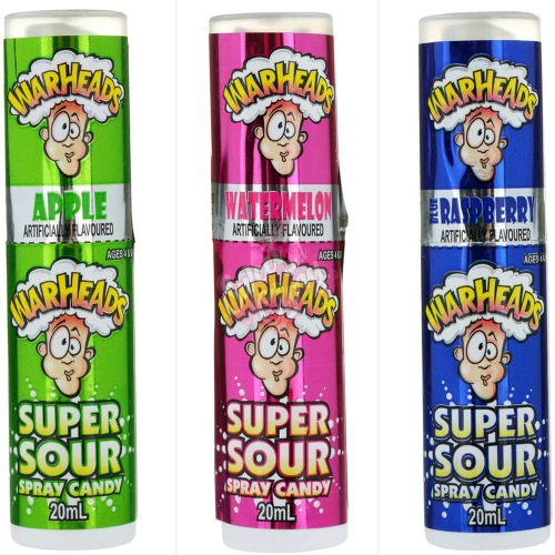 Warheads Spray Upright 20ml - 12ct