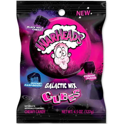 Warheads Galactic Cubes 128g - 12ct