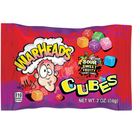 Warheads Sour Chewy Cubes 57g - 15ct