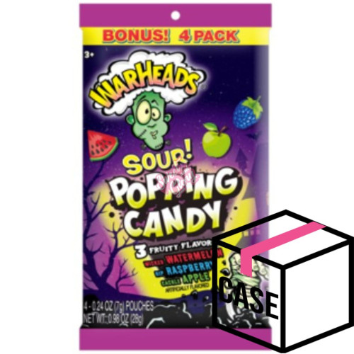 Warheads Sour Popping Candy Spooky 28g - Case
