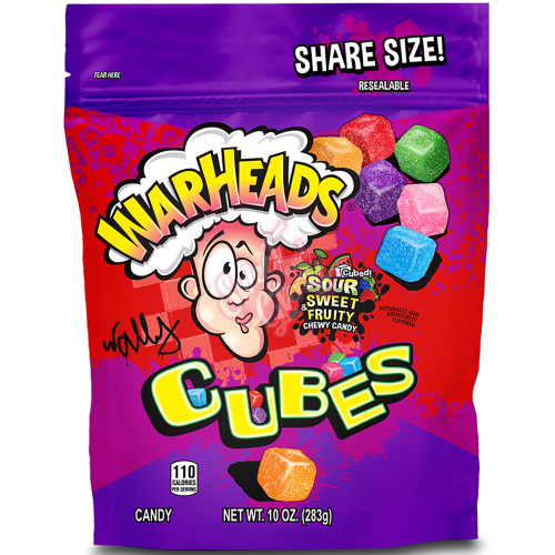Warheads Chewy Cubes 283g - 12ct