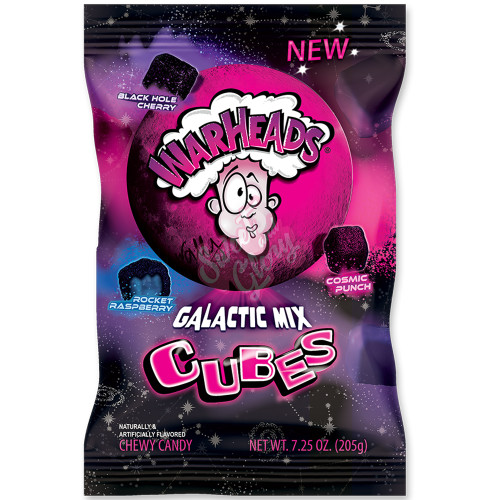 Warheads Galactic Cubes 205g - 8ct