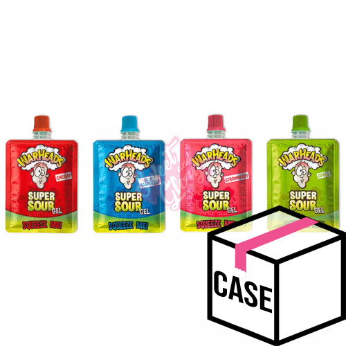Warheads Super Sour Squeeze Me Gel 20g - Case