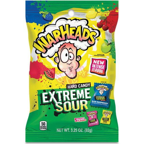 Warheads Extreme Sour Hard Candy 92g - 12ct