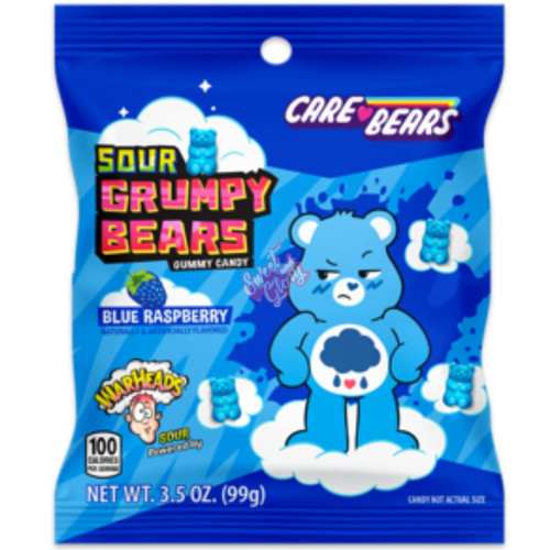 Warheads Sour Grumpy Bears 99g - 12ct