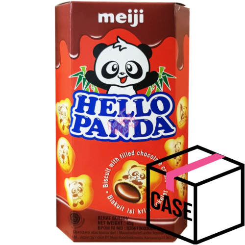 Meiji Hello Panda Chocolate 42g - Case