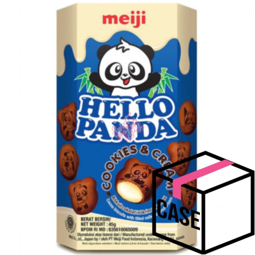 Meiji Hello Panda Cookies & Cream 42g - Case