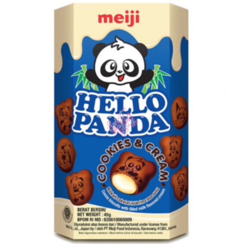 Meiji Hello Panda Cookies & Cream 42g - 10ct