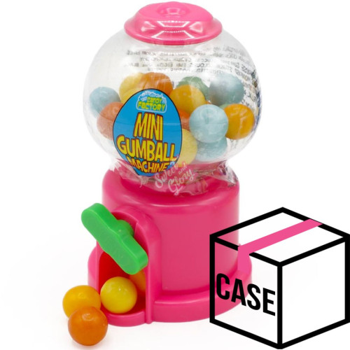 Crazy Candy Factory Mini Gum Ball Machine 35g - Case